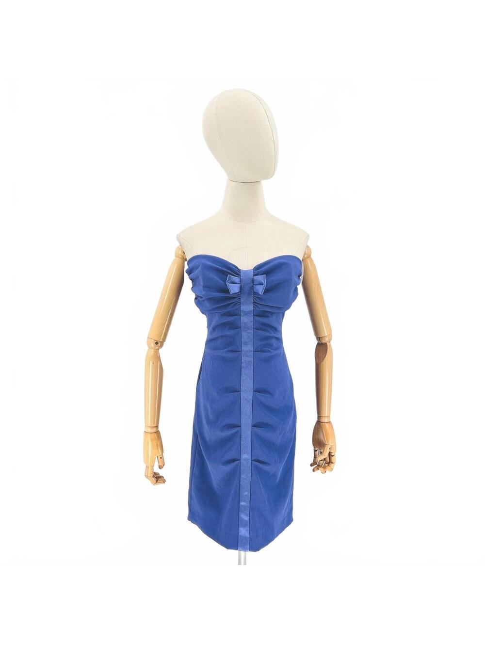 Vintage Y2K Nicole Miller Studio Periwinkle Cocktail Dress